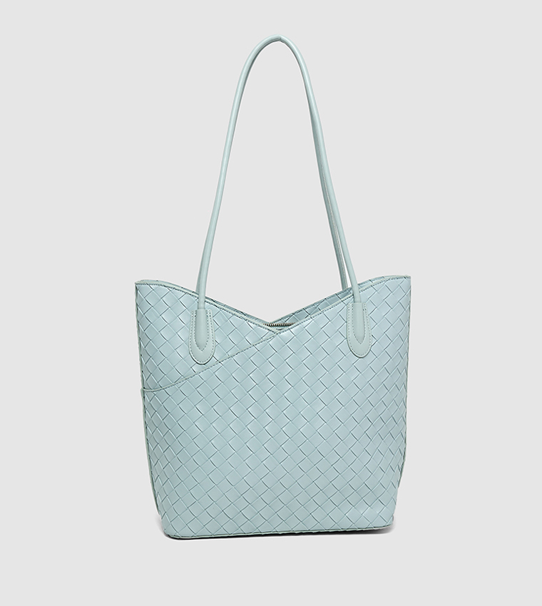 Braided Shoulder Bag Set