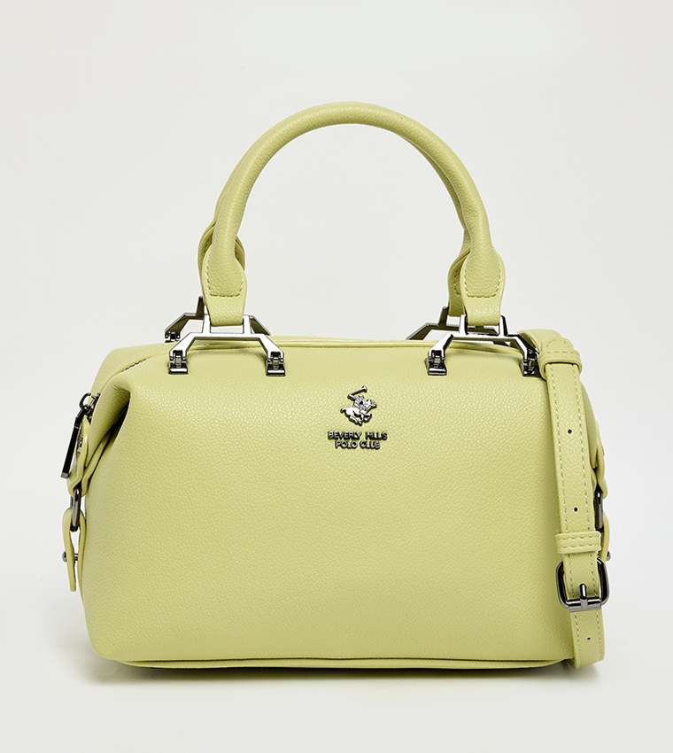 Logo Detail Satchel Bag