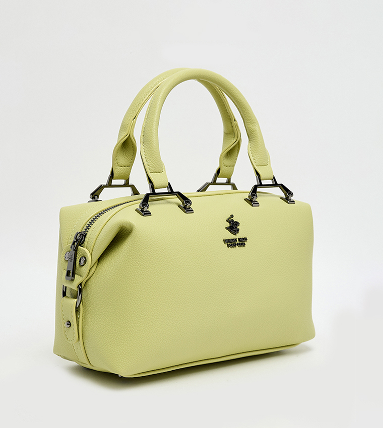 Logo Detail Satchel Bag