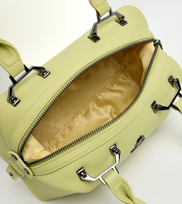 Logo Detail Satchel Bag