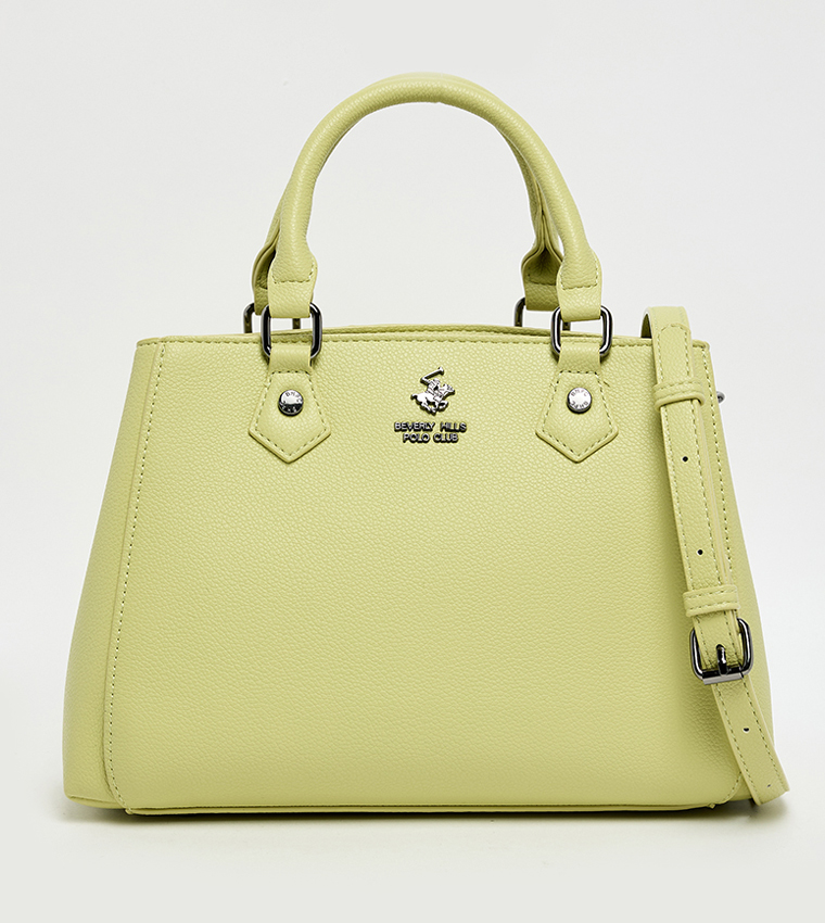 Logo Detail Satchel Bag
