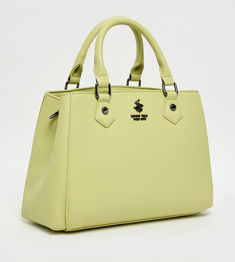 Logo Detail Satchel Bag