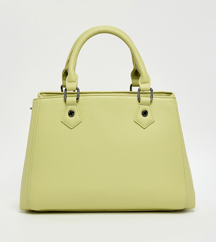 Logo Detail Satchel Bag