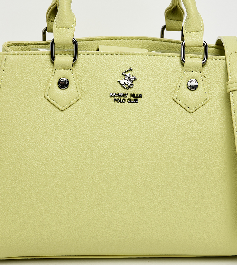 Logo Detail Satchel Bag