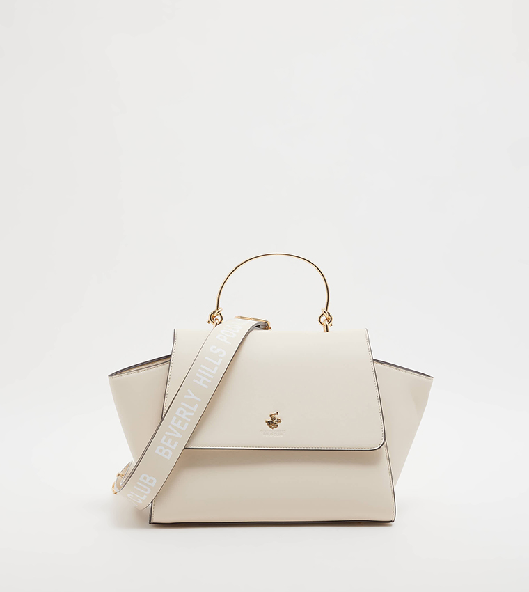 Logo Detail Handheld Bag with Sling