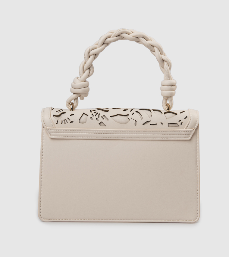 Laser Cut Top Handle Bag