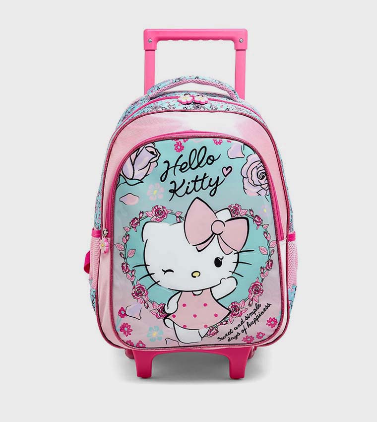 Hello Kitty 16" Trolley Backpack Set