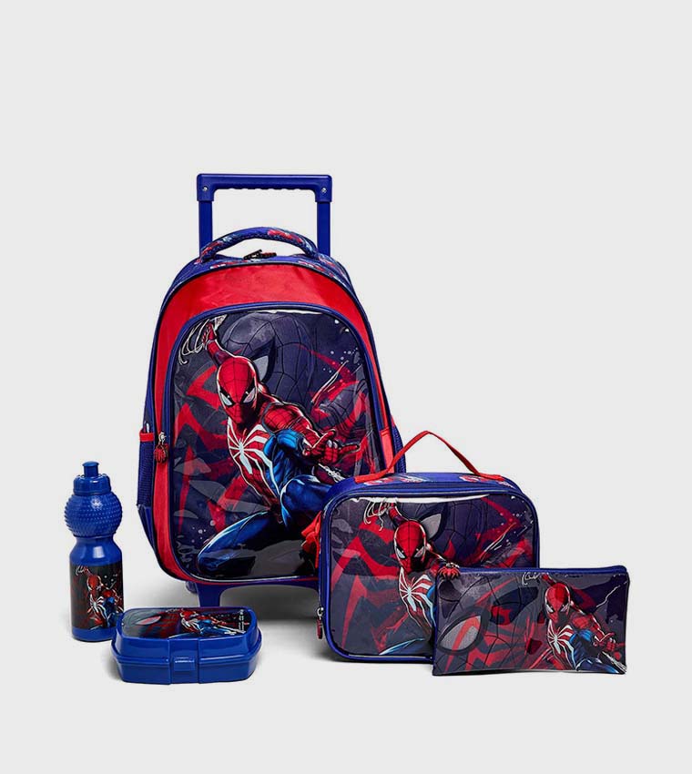 Spider-Man 16" Trolley Backpack Set