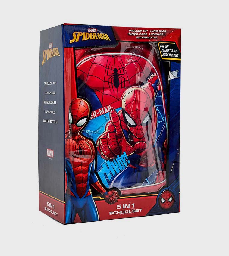 Spider-Man 16" Trolley Backpack Set