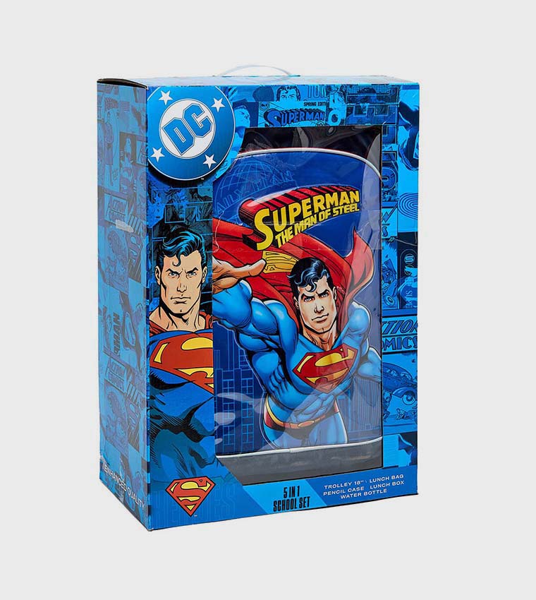 Superman 18" Trolley Backpack Set
