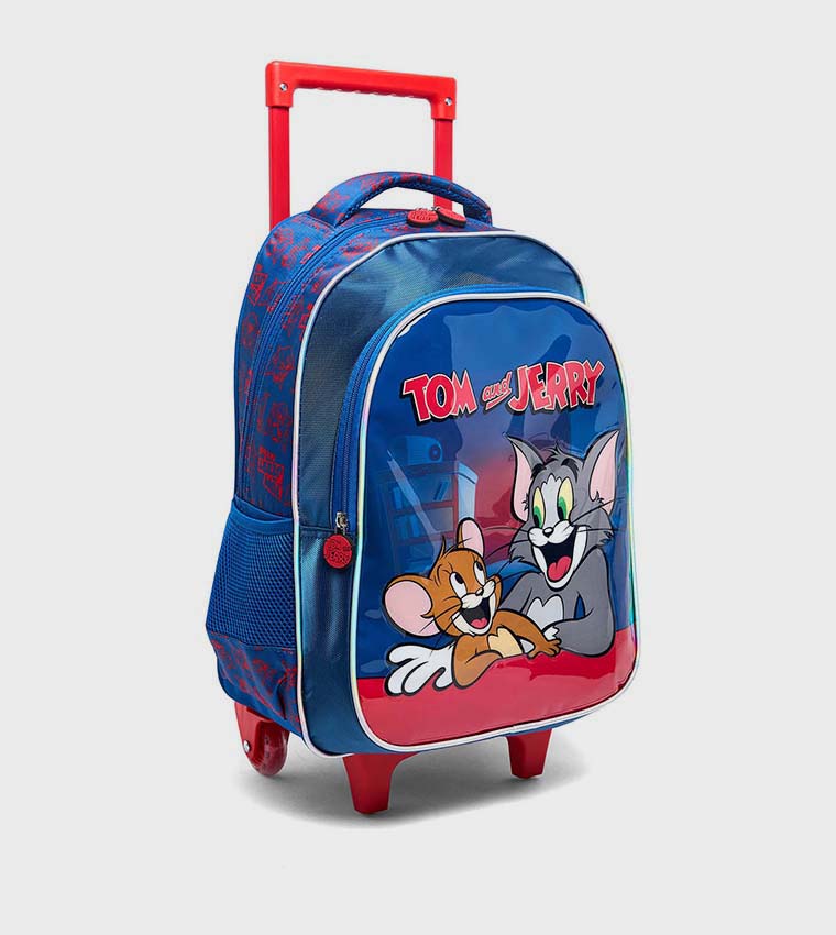 Tom & Jerry 16" Trolley Backpack Set