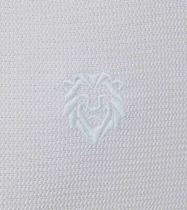 Embroidered Detail Polo T-Shirt with Short Sleeves