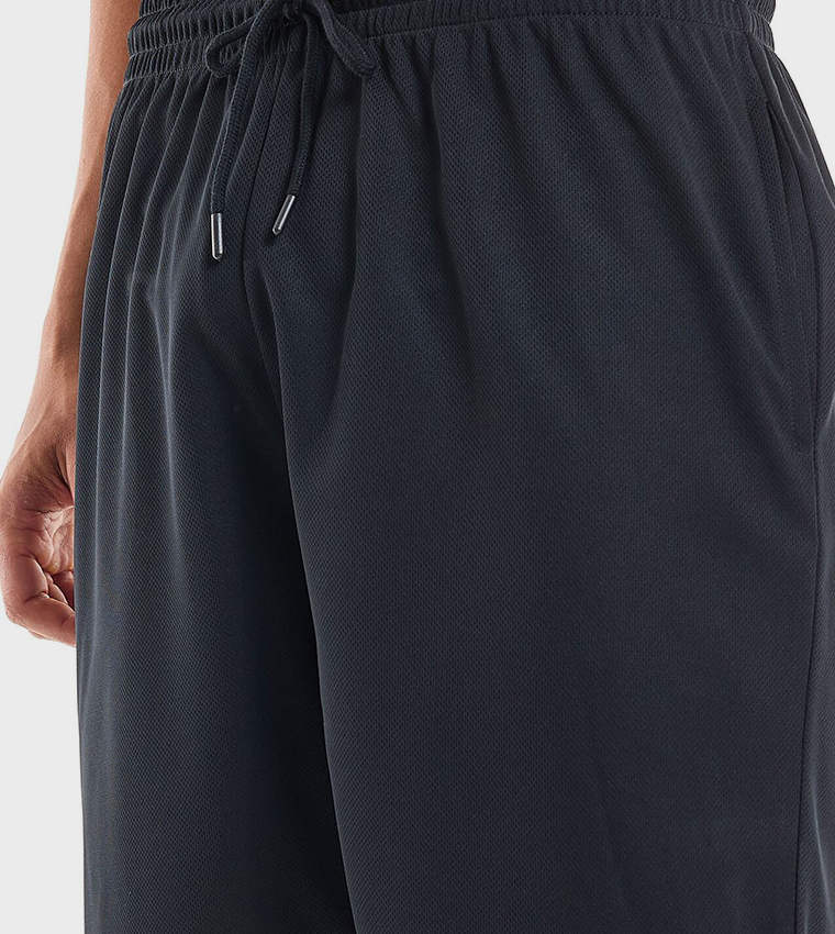 Logo Detail Shorts with Drawstring Closure