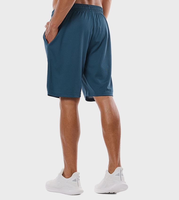 Logo Detail Shorts with Drawstring Closure