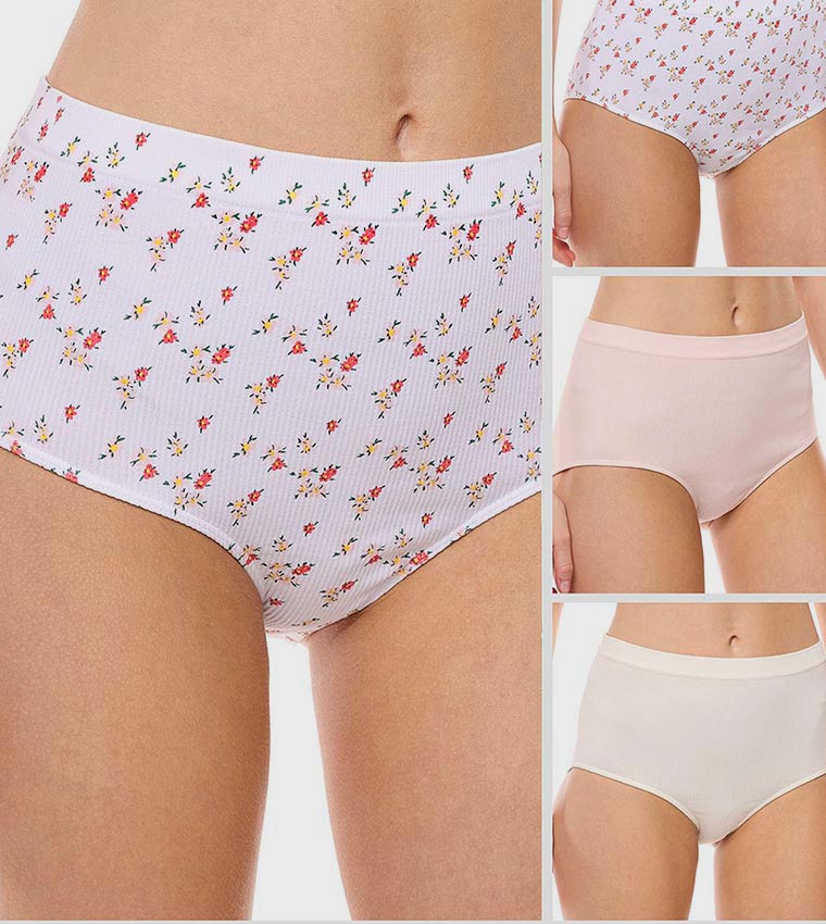 3 Pack Seamless Full Briefs