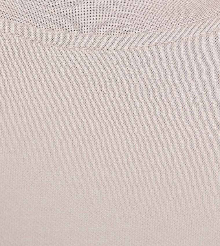 Solid T-Shirt With Crew Neck and Short Sleeves