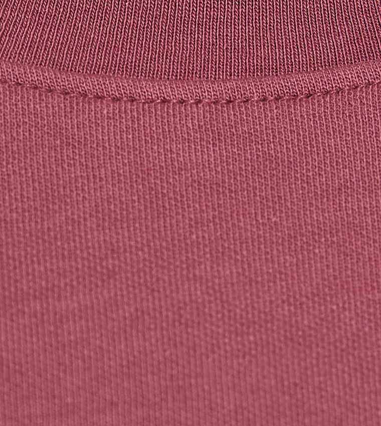 Solid T-Shirt With Crew Neck and Short Sleeves