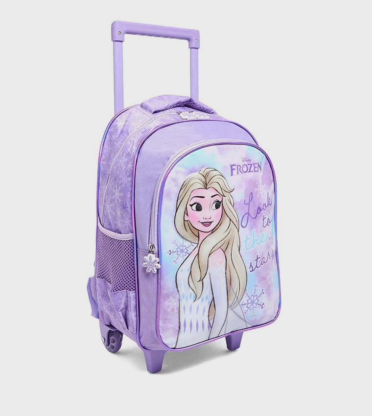 Frozen Print 16" Trolley Backpack Set