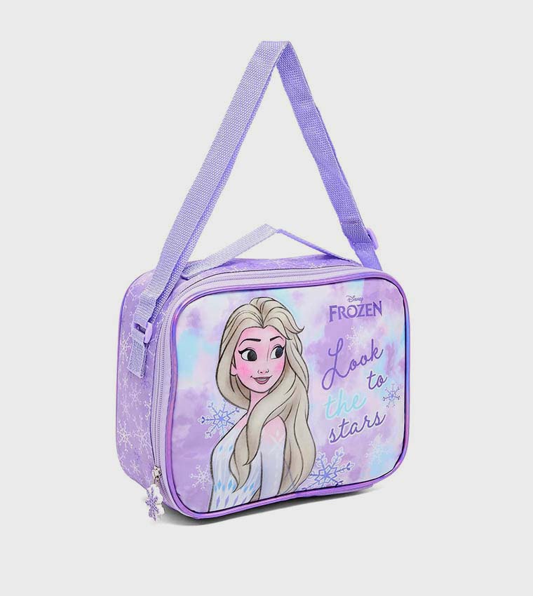Frozen Print 16" Trolley Backpack Set