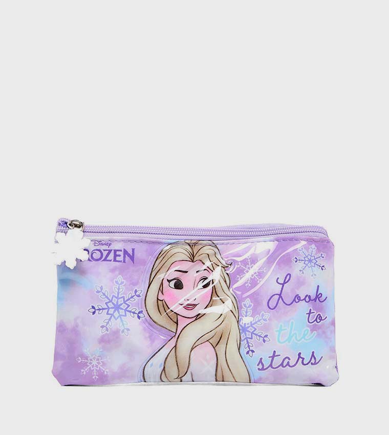 Frozen Print 16" Trolley Backpack Set