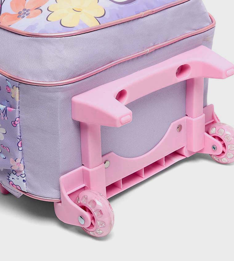 Hello Kitty Print 16" Trolley Backpack Set
