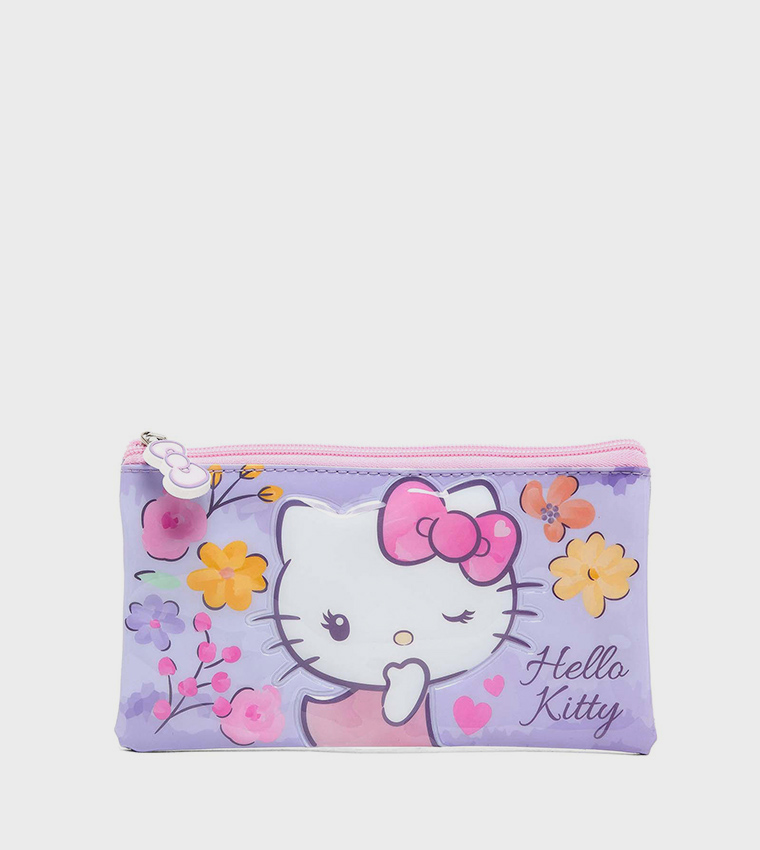 Hello Kitty Print 16" Trolley Backpack Set