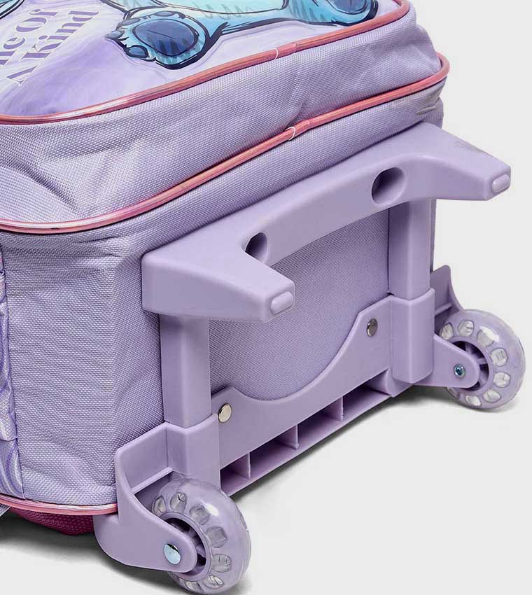 Stitch Print 16" Trolley Backpack Set