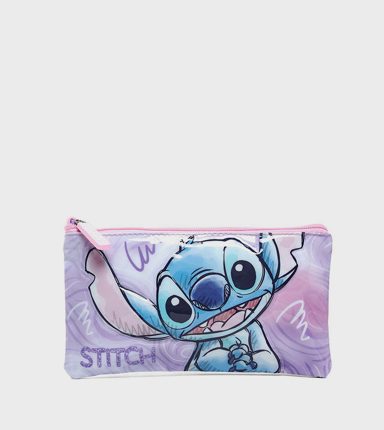 Stitch Print 16" Trolley Backpack Set