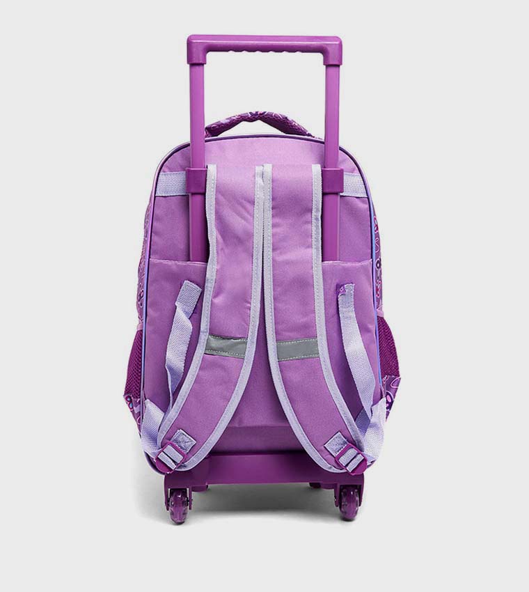 Stitch Print 18" Trolley Backpack Set