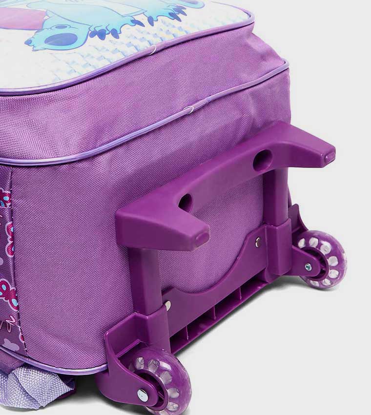 Stitch Print 18" Trolley Backpack Set