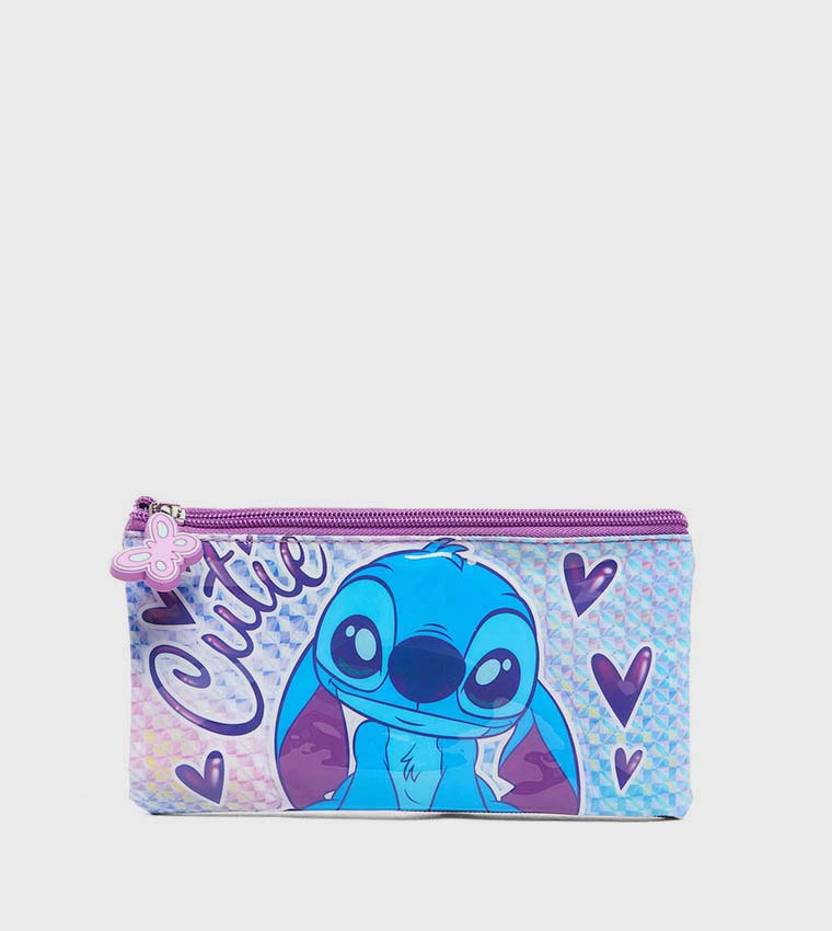 Stitch Print 18" Trolley Backpack Set