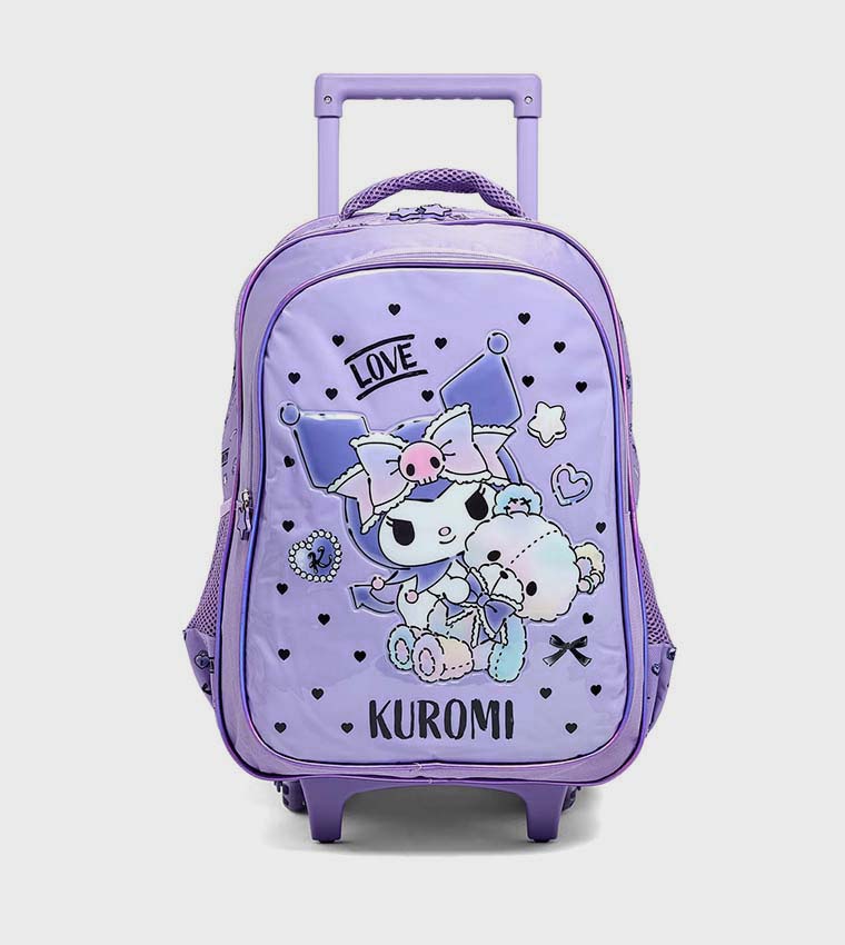 Kuromi 18" Trolley Backpack Set