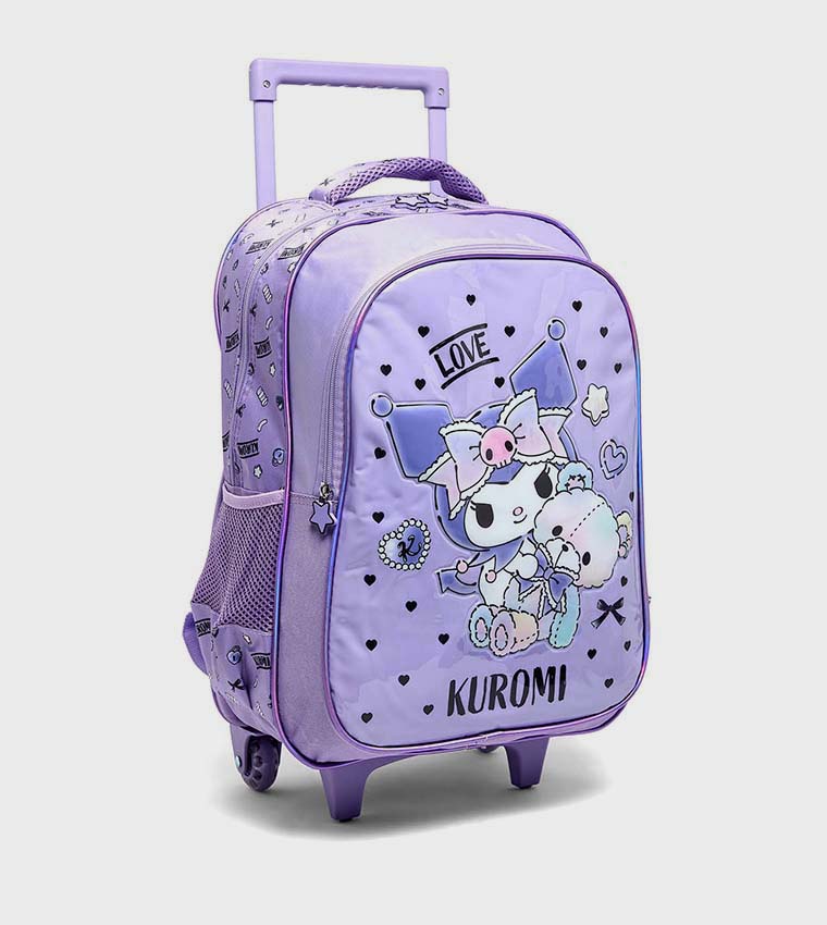 Kuromi 18" Trolley Backpack Set