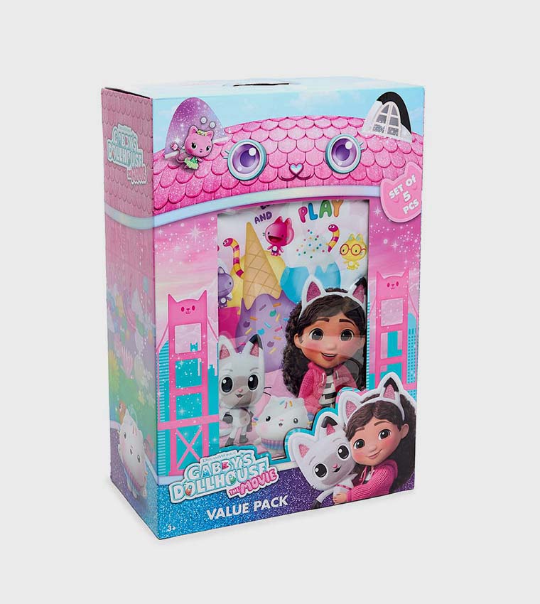 Gabby's Dollhouse 16" Trolley Backpack Set