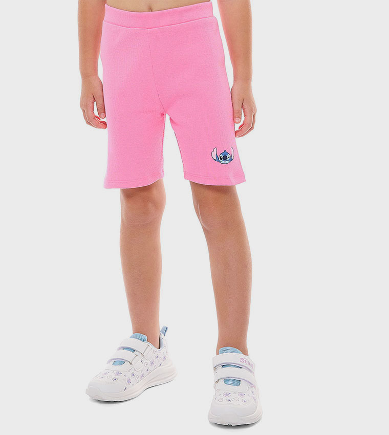 Stitch Printed T-Shirt and Shorts Set