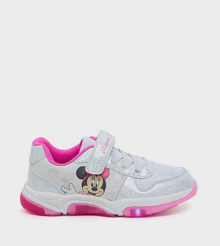 Minnie Mouse Printed Velcro Closure Shoes