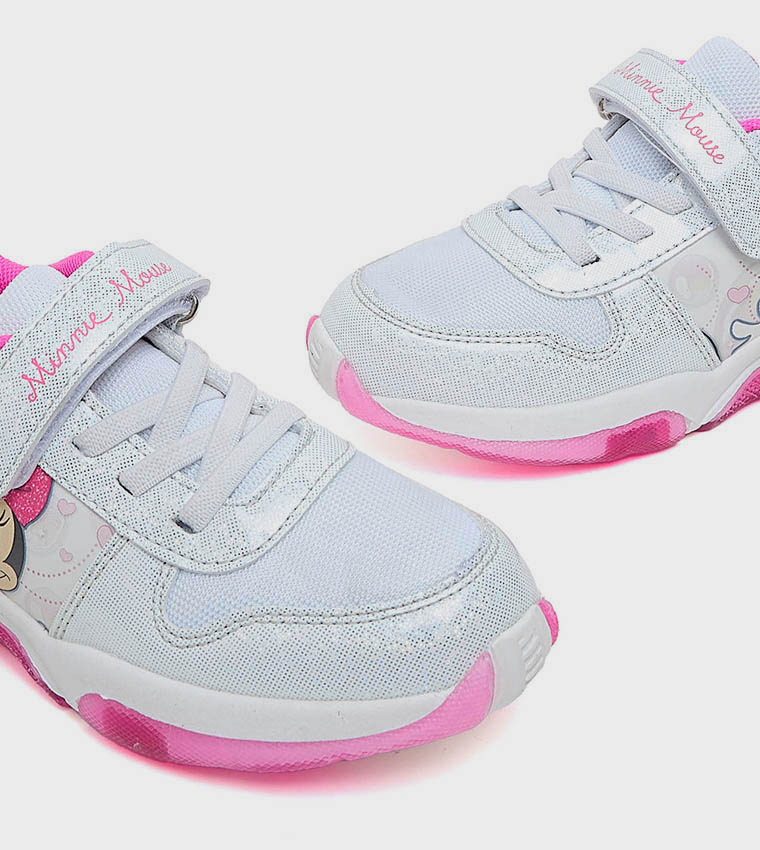 Minnie Mouse Printed Velcro Closure Shoes
