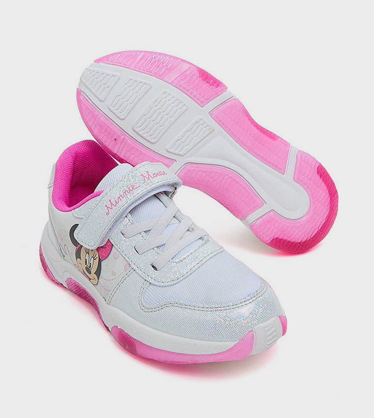 Minnie Mouse Printed Velcro Closure Shoes