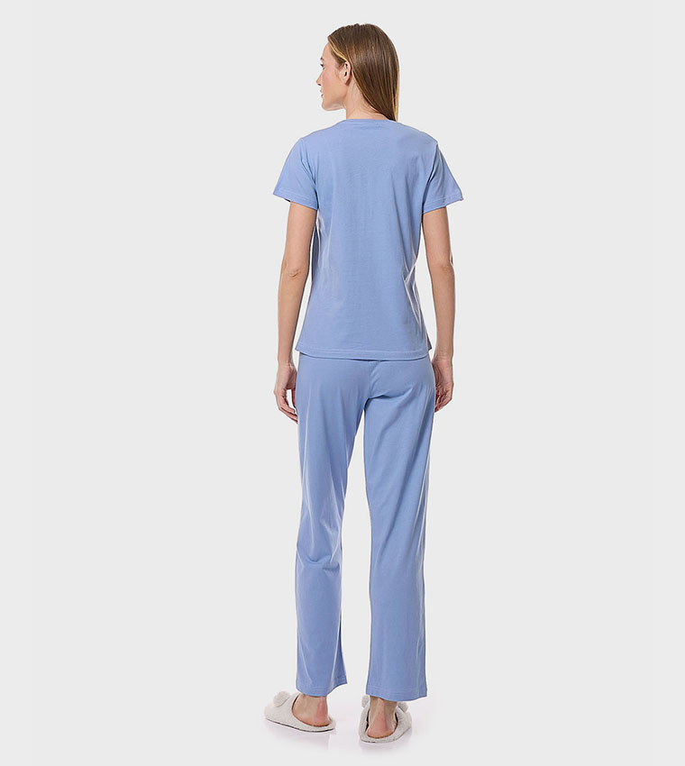 Stitch Printed Pyjama Set