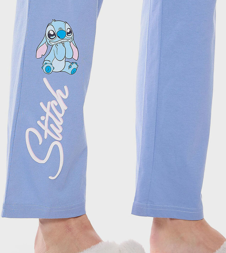 Stitch Printed Pyjama Set