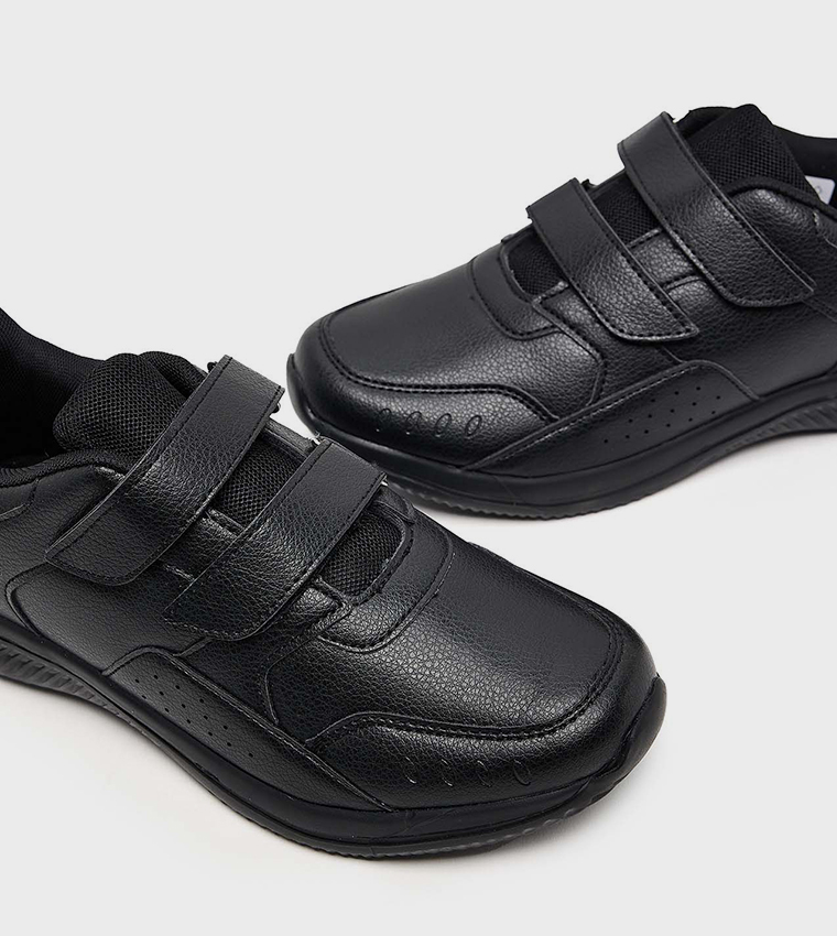 Solid School Velcro Shoes