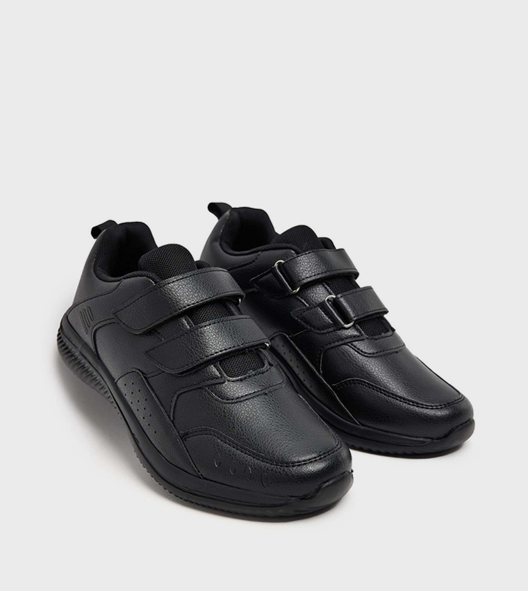Solid School Velcro Shoes