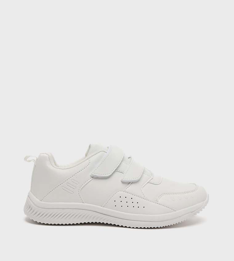 Solid School Velcro Shoes