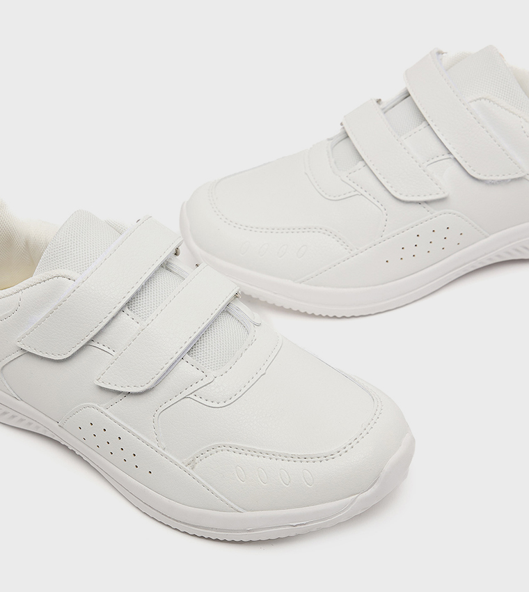 Solid School Velcro Shoes