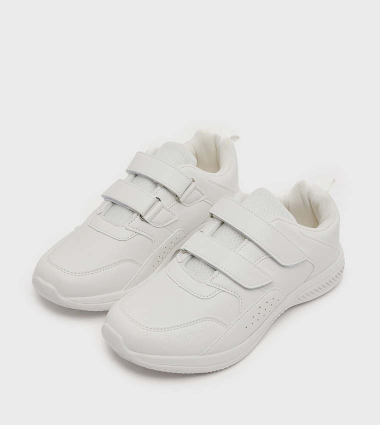 Solid School Velcro Shoes