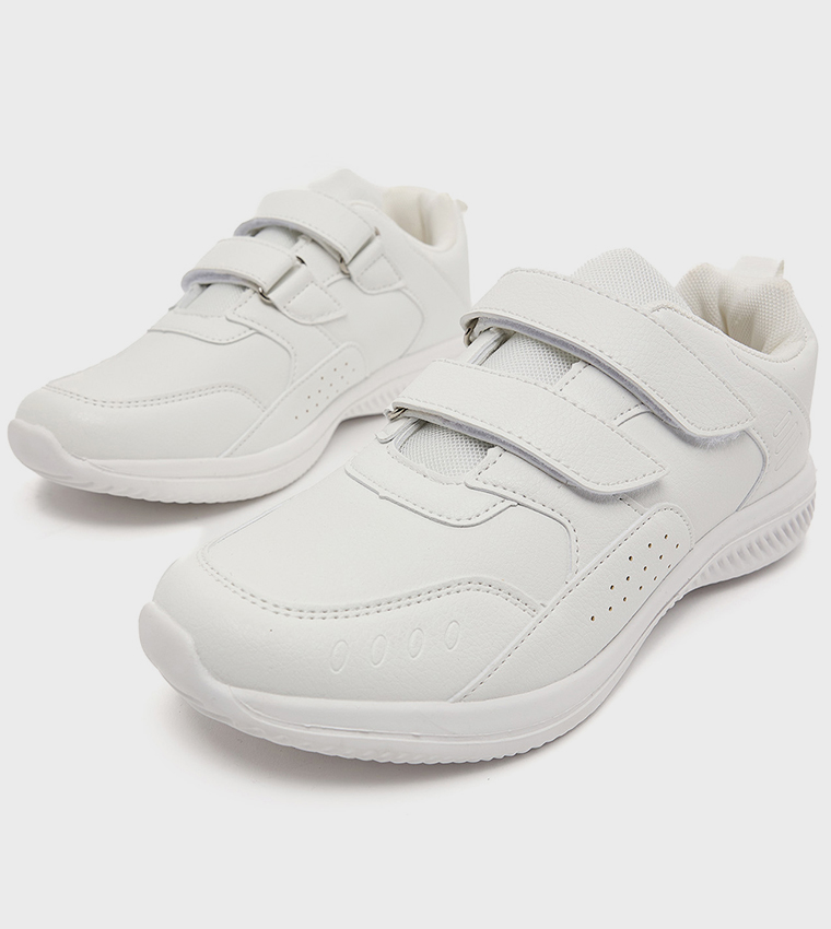 Solid School Velcro Shoes