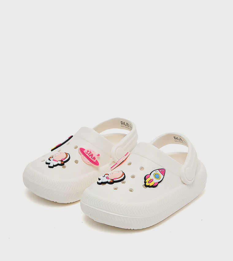 Charms Detail Clogs