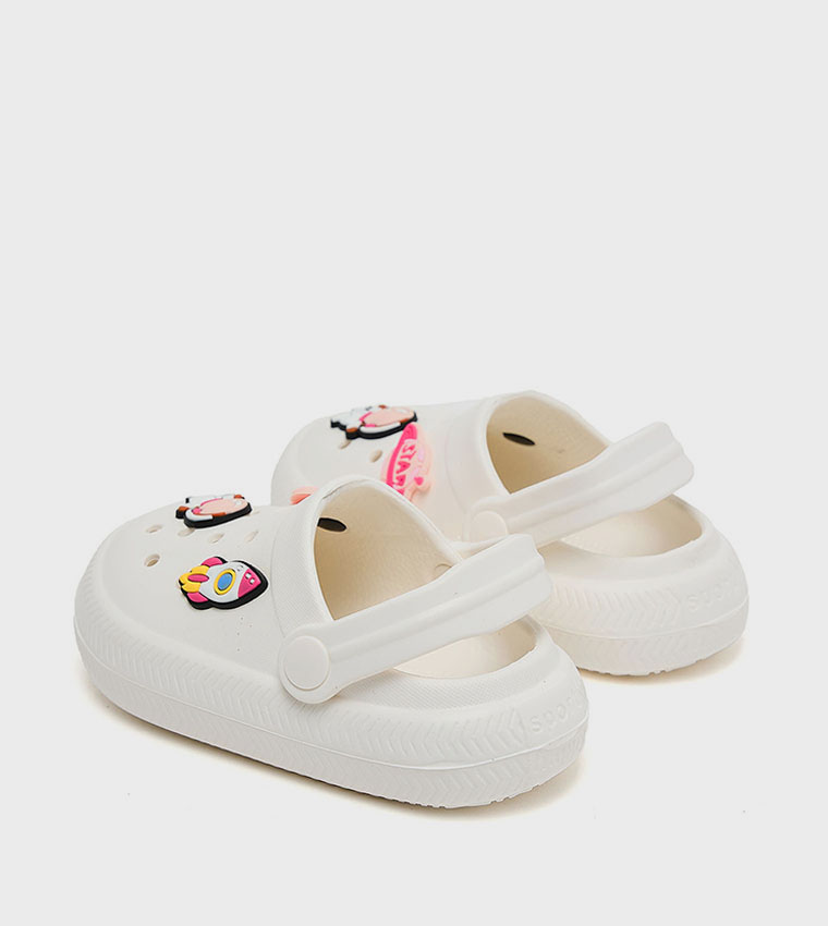 Charms Detail Clogs