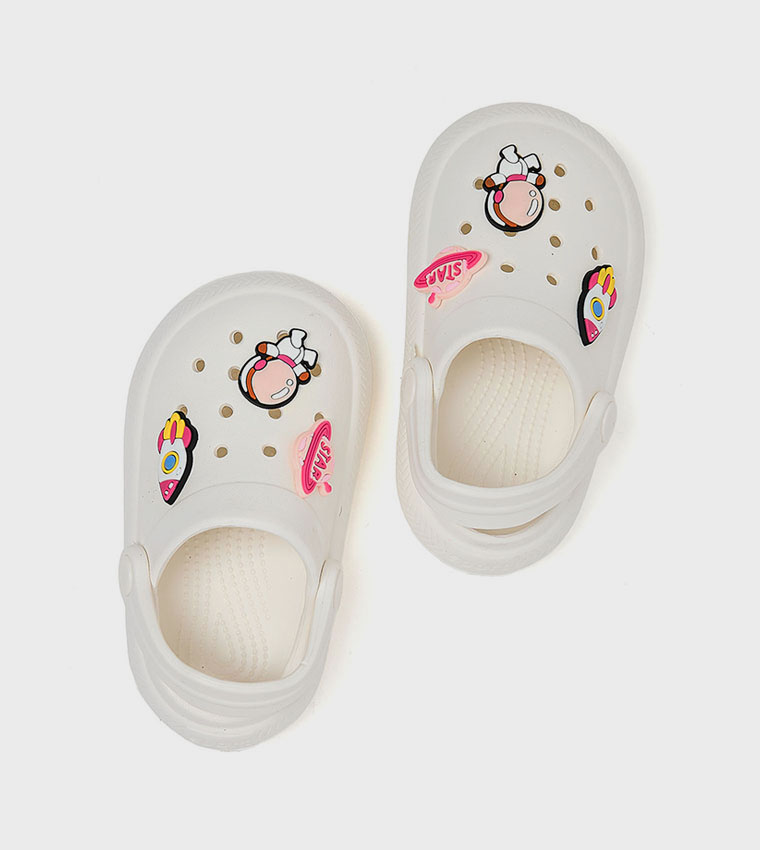 Charms Detail Clogs