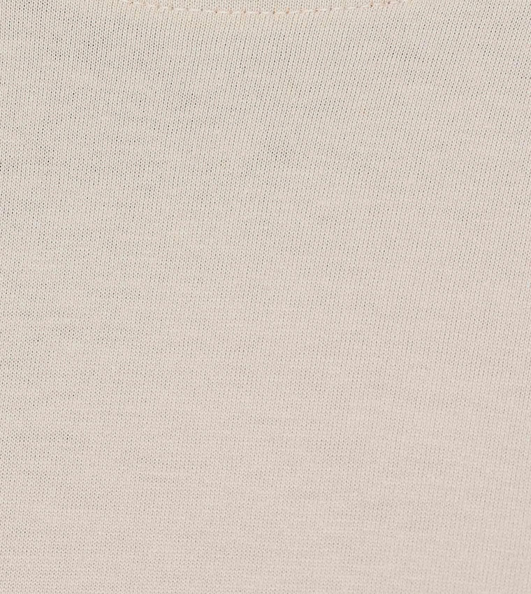 Solid T-Shirt with Crew Neck and Short Sleeves